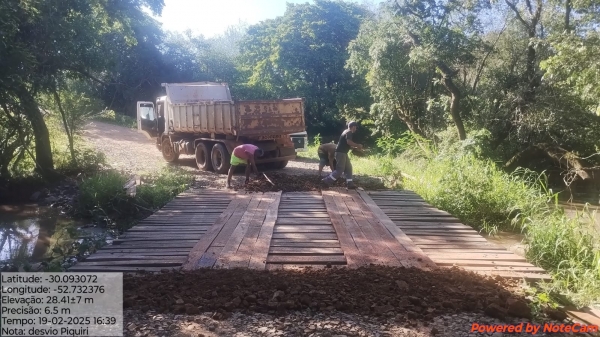 Prefeitura recupera Ponte do Piquiri I