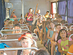 Transporte escolar para na Polícia