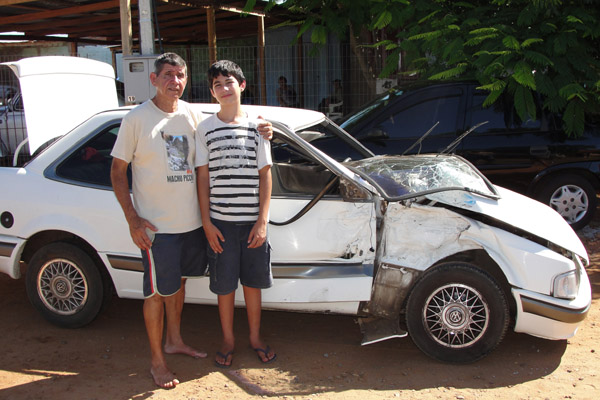 Mais um acidente no Quilômetro Zero