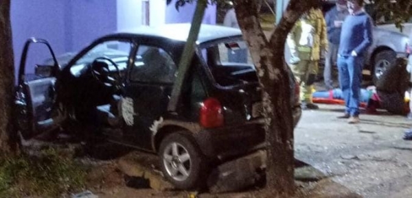 Acidente deixa feridos na zona norte de Cachoeira do Sul 