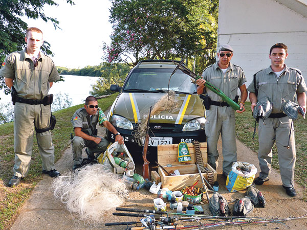 Patram estoura posto ilegal de caça e pesca no Rio Jacuí