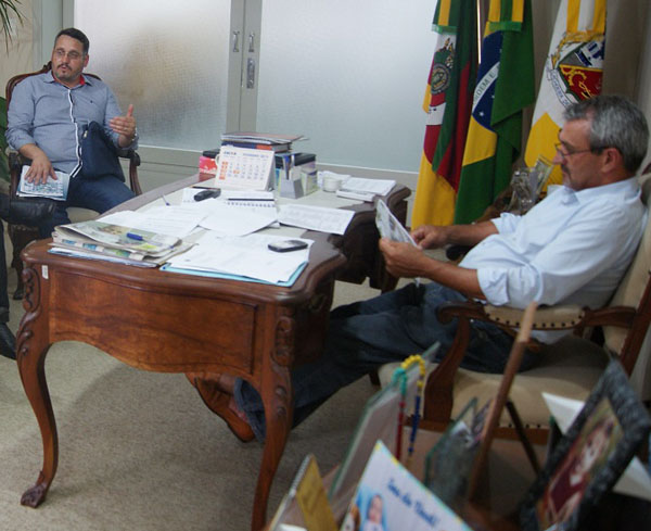 Vereador de Quaraí visita Cachoeira do Sul