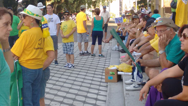 Protesto contra o PT e a corrupção não se formou desta vez