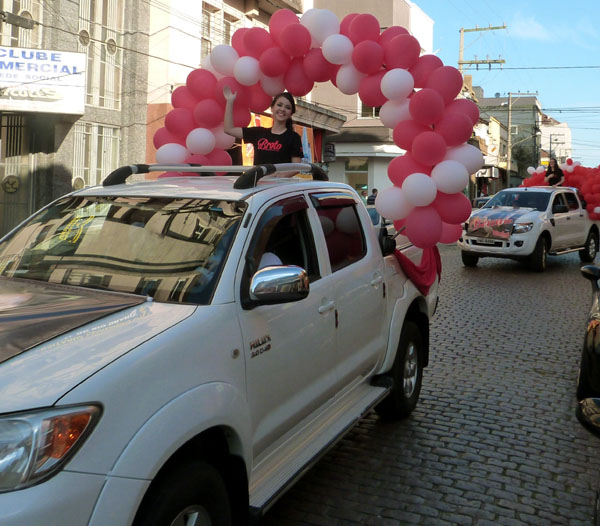 Carreata dos brotos coloriu o Centro