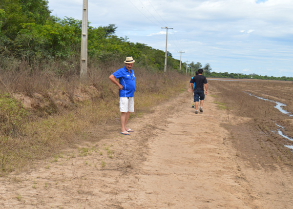 Estrada de lavoura deverá ser alternativa à ponte interditada