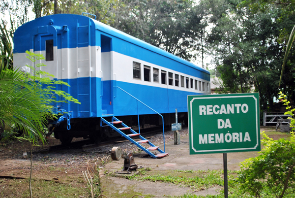 Antigo vagão ferroviário pronto para retorno ao passado