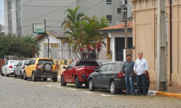 Pintura mantida na Rua 15 de Novembro