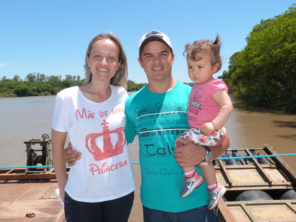 Ponte no Rio Jacuí virou atração de Cachoeira do Sul