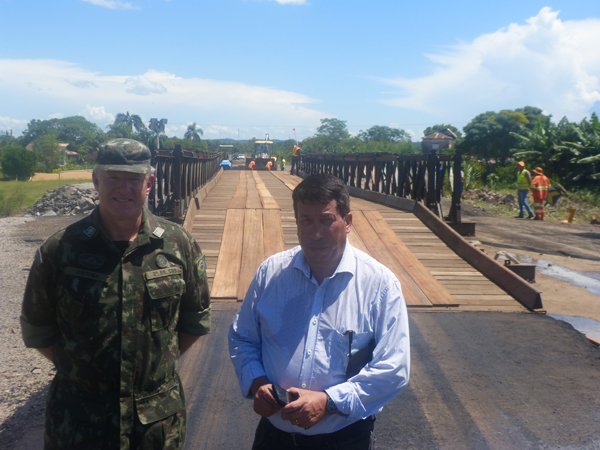 Trânsito sobre a ponte do 3º BE Cmb será liberado às 8h de sexta-feira