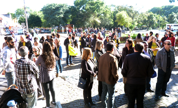 Greve geral começa devagar em Cachoeira do Sul