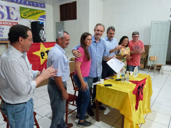 Pré-candidato do PT ao governo do Estado visitou Cachoeira do Sul