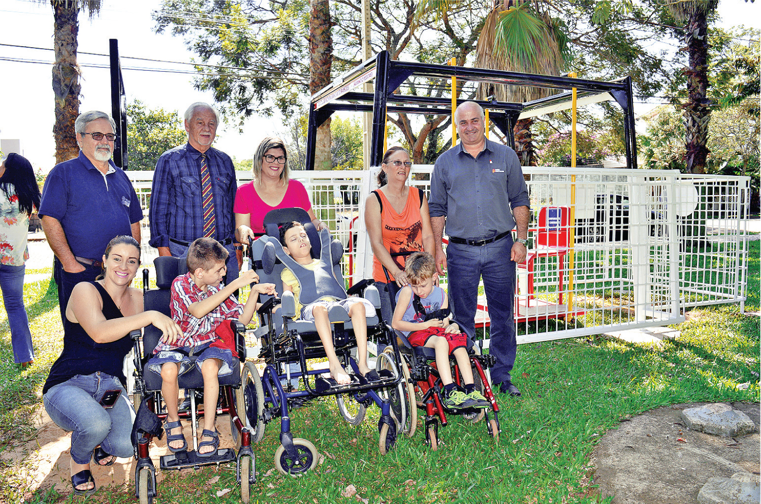 Cadeirantes têm de volta o seu balanço