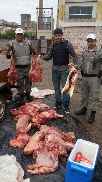 Patrulha rural da BM pega suspeitos por caça de animal silvestre