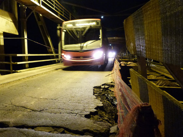 Engenheiro do Dnit vai avaliar segurança da Ponte do Fandango