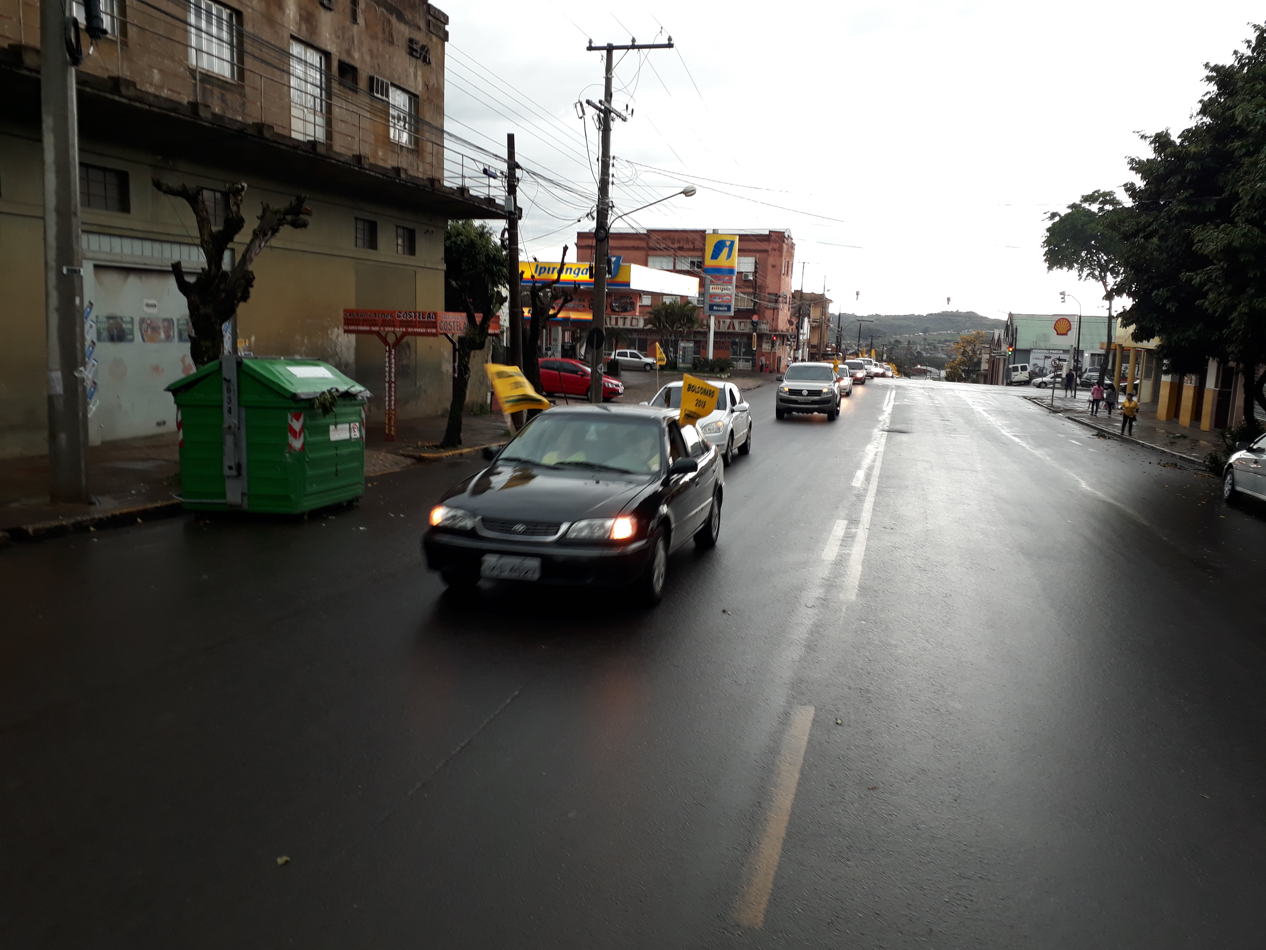 Carreata de Bolsonaro reuniu 209 veículos