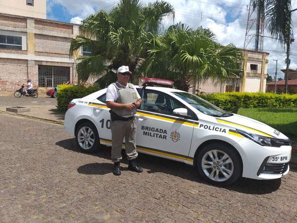 Sargento da BM abandona almoço para fazer prisão