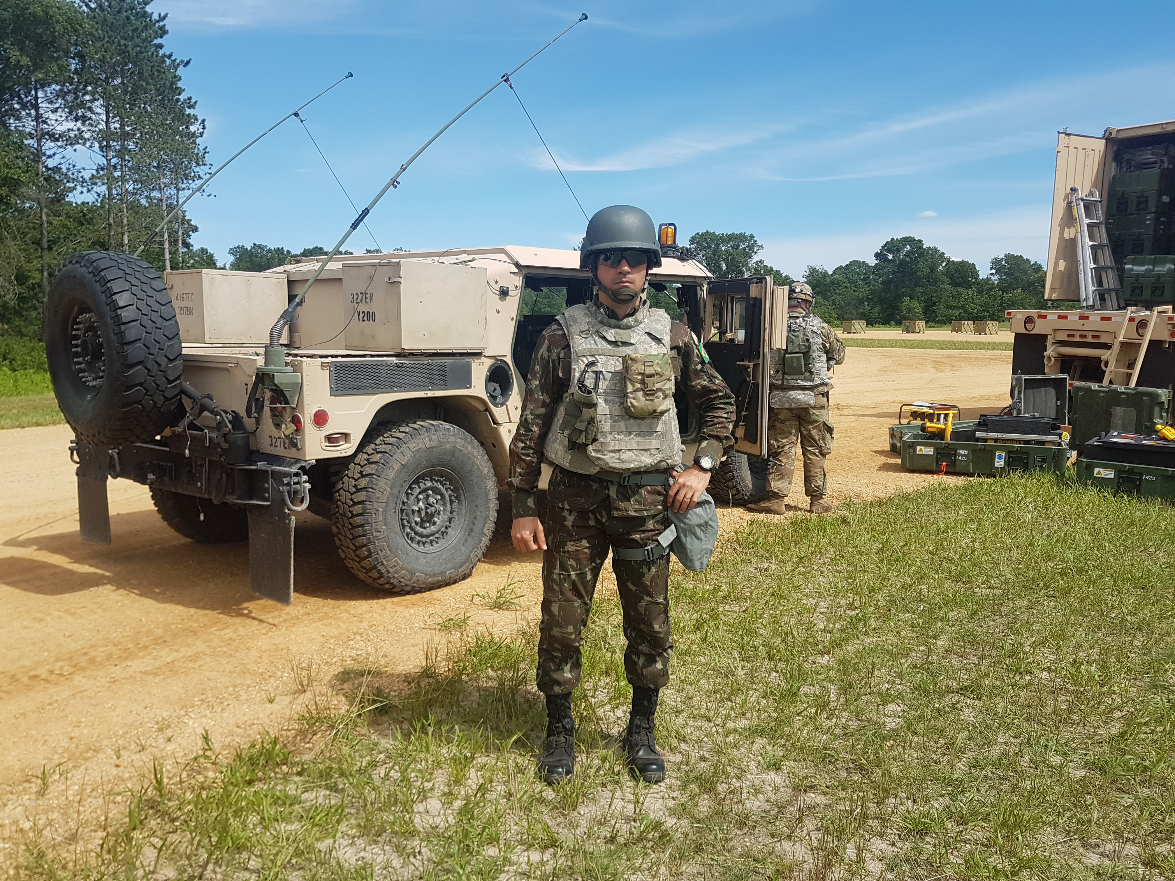 Capitão do 3º BE Cmb em missão nos Estados Unidos