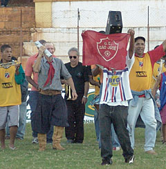 Torcida ajudou no aperto