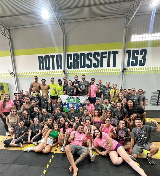 Rota 153 é o endereço do Crossfit