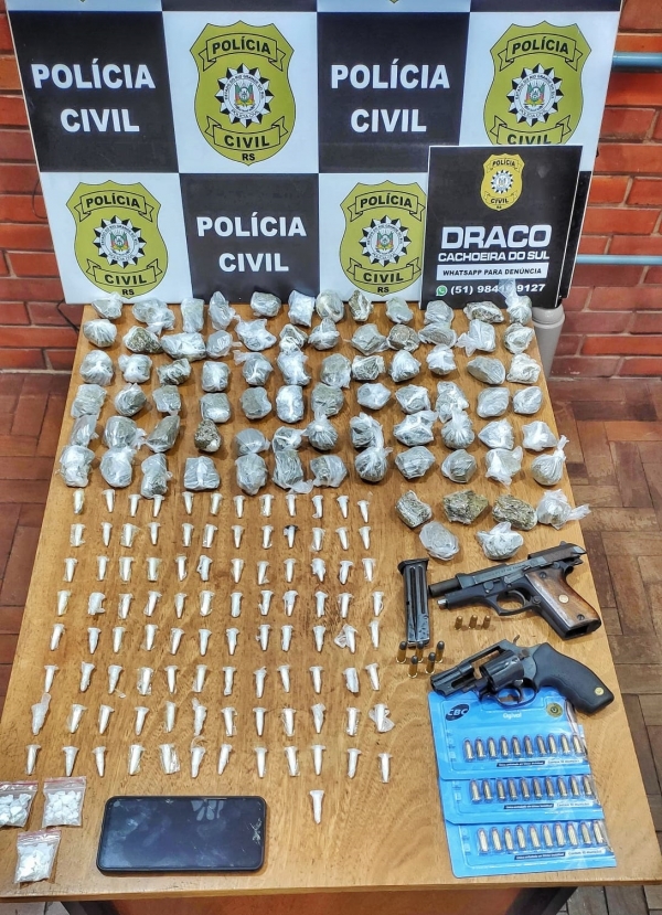 Suspeito de tráfico é preso pela Polícia Civil