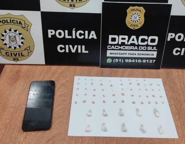 Suspeitos de tráfico são presos pela Polícia Civil 