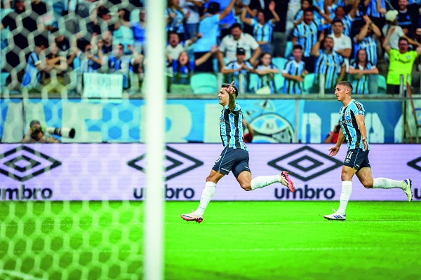 Grêmio derrota o Flamengo por 3 a 2 na Arena