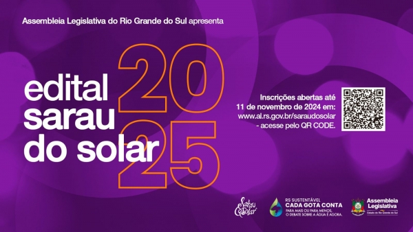 Edital abre seleção de artistas para o Sarau do Solar 2025