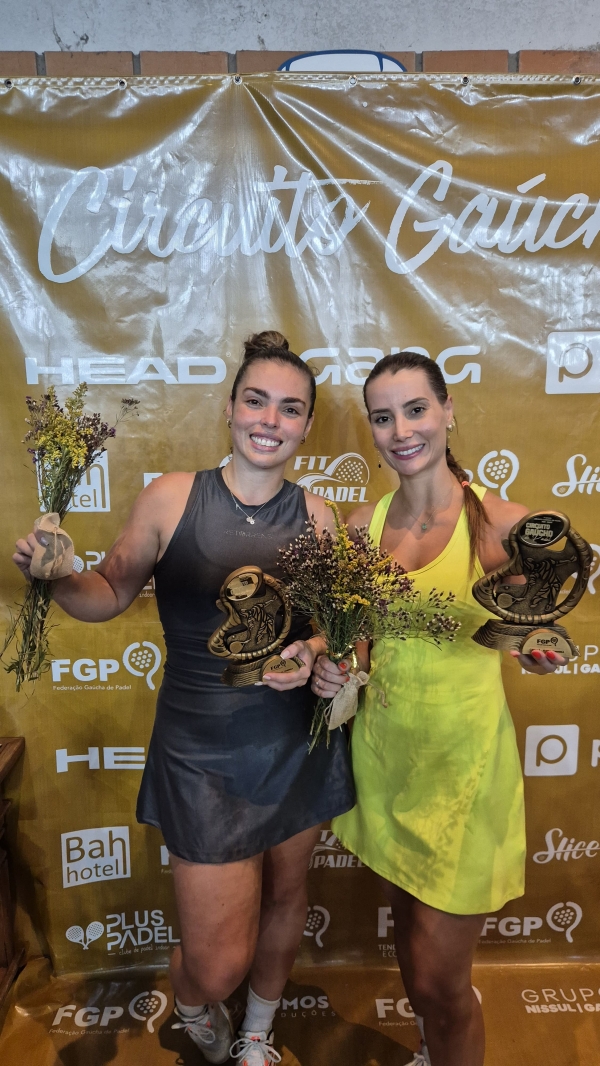 Cachoeirenses são campeões no estadual de padel