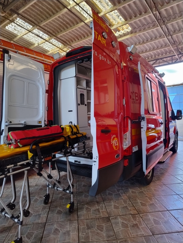 Corpo de Bombeiros volta a contar com ambulância em Cachoeira do Sul