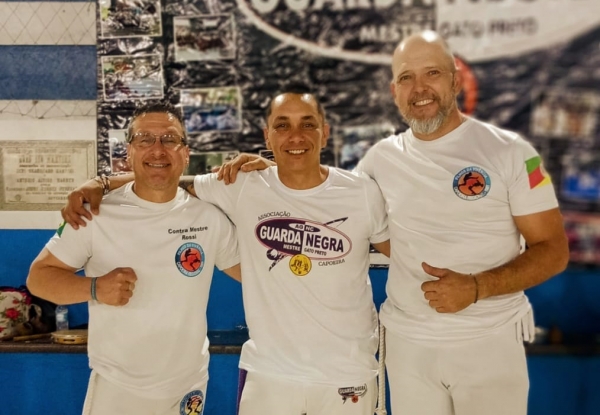 Mestre Rossi foi a evento catarinense de capoeira 