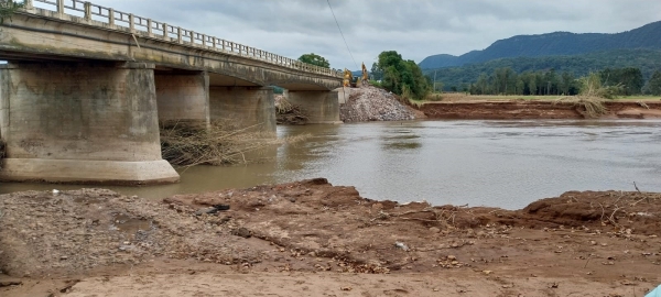 Ponte do Rio Pardo está quase pronta em Candelária